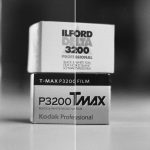 Delta 3200 vs T-MAX P3200 film boxes